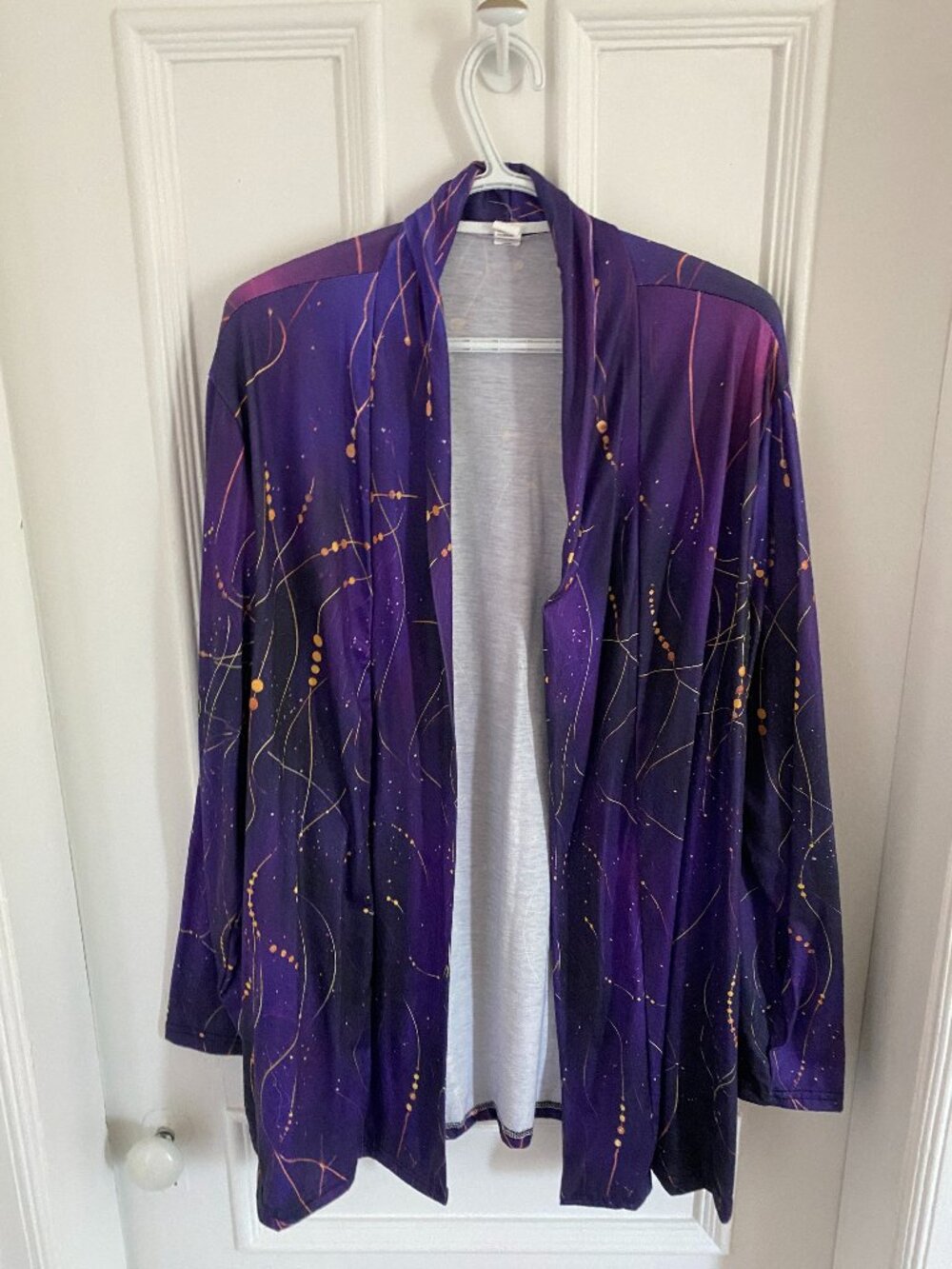 Purple Constellation Cardigan